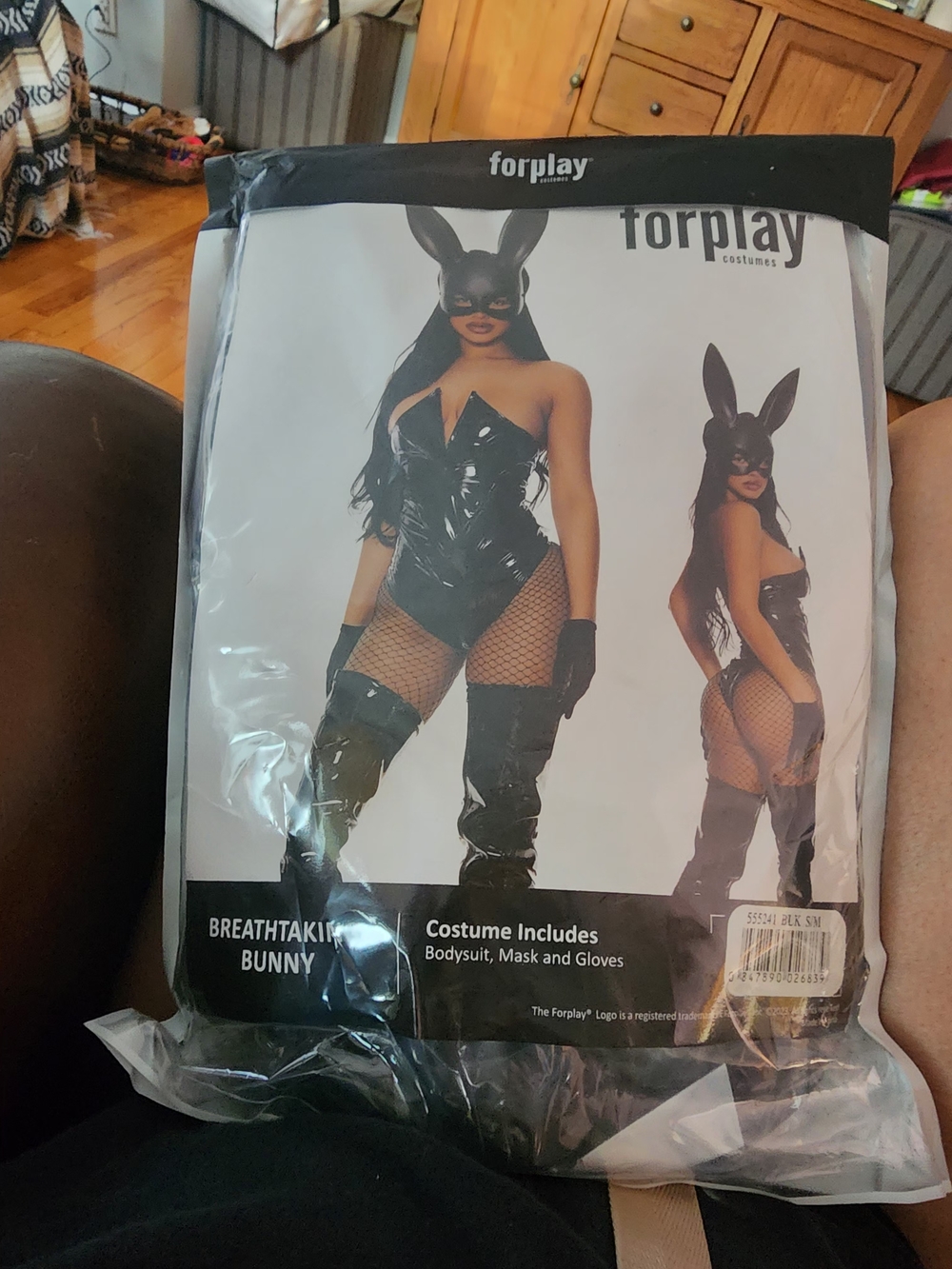 Forplay Breathtaking Bunny Costume in Black